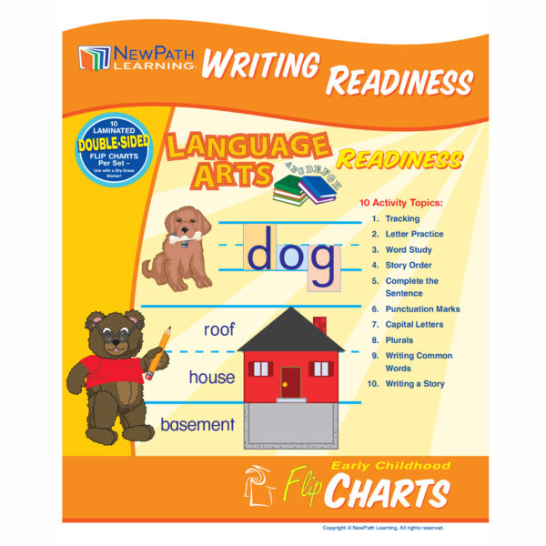 Early Childhood ELA Readiness Flip Chart, Writing Readiness