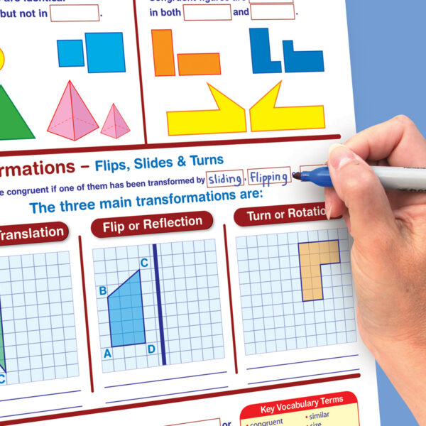 Math Skills Curriculum Mastery Flip Chart, Grade 5