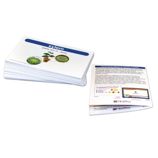 Life Science Vocabulary Builder Flash Card Set, Middle School