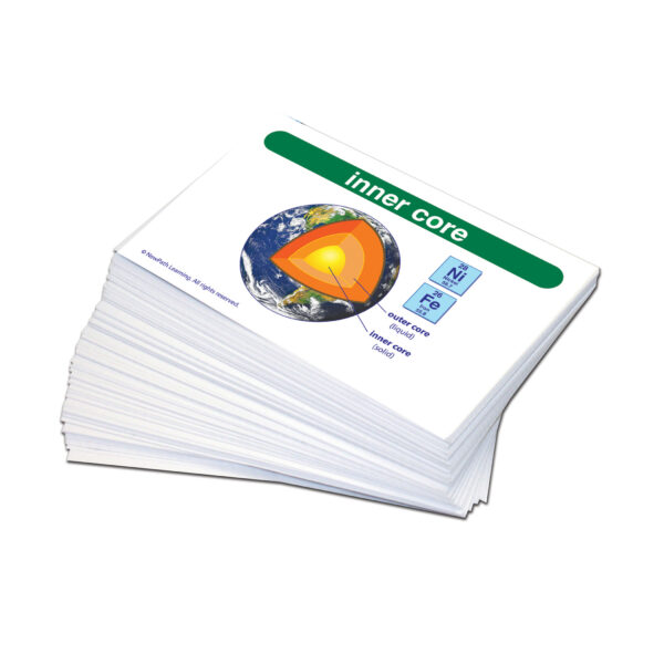 Earth Science Vocabulary Builder Flash Card Set, Middle School