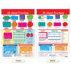 Math Bulletin Board Chart Set, Fractions, Set of 7