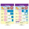 Math Bulletin Board Chart Set, Fractions, Set of 7