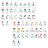 ERSNST9010-2.jpg Photo & Modern Manuscript Alphabet Lines Bulletin Board Set, 2 Sets