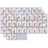 American Sign Language Alphabet Bulletin Board Set, 3 Sets