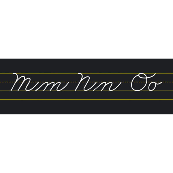 ERSNST9034-2_1.jpg Alphabet Lines Black Traditional Cursive, Pack of 2