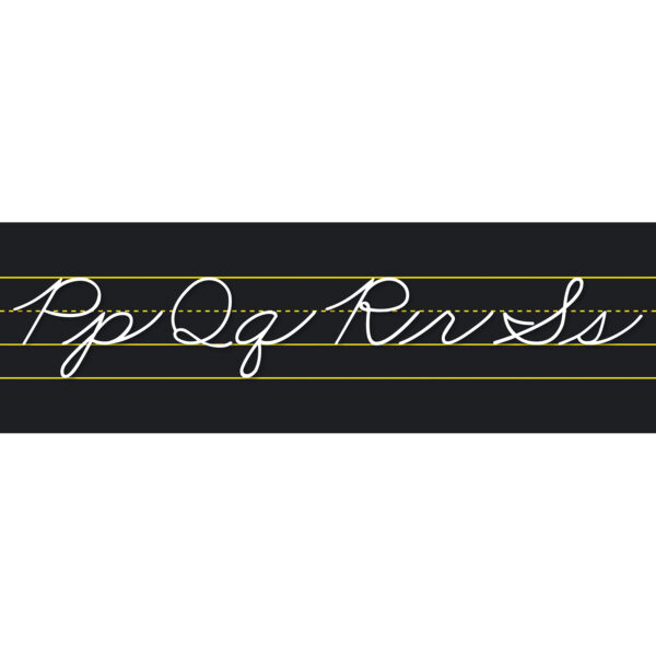 ERSNST9034-2_8.jpg Alphabet Lines Black Traditional Cursive, Pack of 2