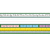 Adhesive Intermediate Contemporary Cursive Desk Plates, 17.5" x 4", Pack of 36