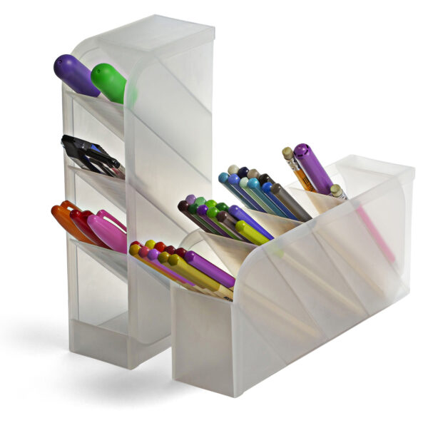 ERSOIC21599-2.jpg Pen Holder, 4 Compartments, 2 Per Pack, 2 Packs