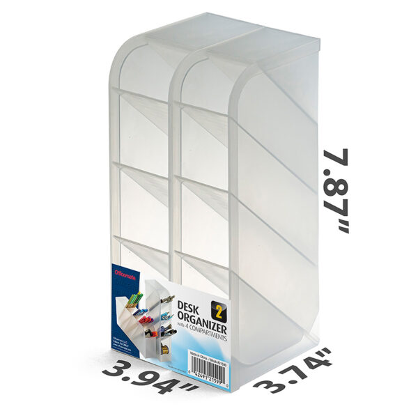 ERSOIC21599-2_2.jpg Pen Holder, 4 Compartments, 2 Per Pack, 2 Packs