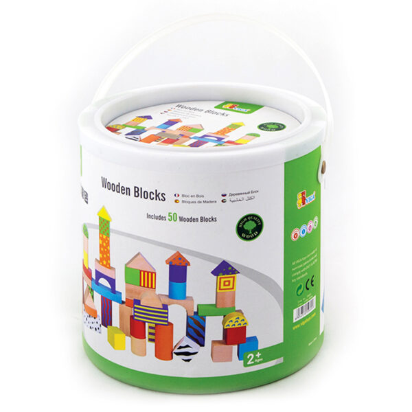 ERSOTC59695_2.jpg Wooden Blocks Building Set, 50 Pieces