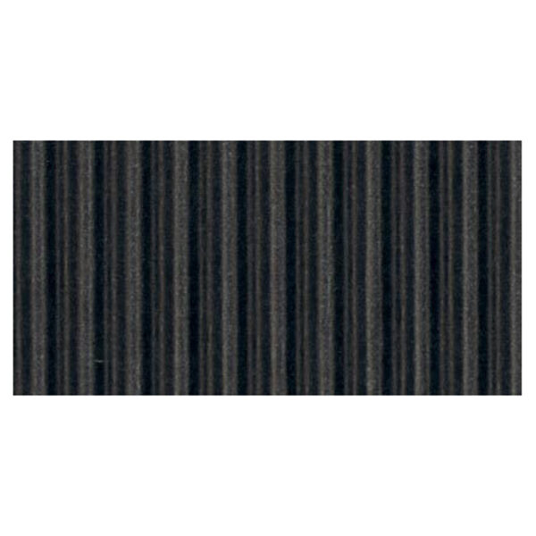 Corrugated Paper, Black, 48" x 25', 1 Roll