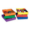 Drawers for 6-Shelf Organizer, 6 Assorted Colors, 2-1-2"H x 10-1-4"W x 13-1-4"D, 6 Drawers