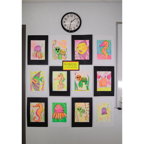 Pre-Cut Mat Frames, Black, 12" x 18", 12 Frames