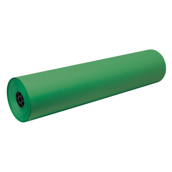Art Paper Roll, Festive Green, 36" x 500', 1 Roll
