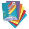 Vibrant Card Stock, 5 Assorted Colors, 8-1-2" x 11", 100 Sheets Per Pack, 2 Packs