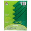 Card Stock, Emerald Green, 8-1-2" x 11", 100 Sheets Per Pack, 2 Packs