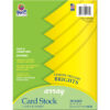 Card Stock, Lemon Yellow, 8-1-2" x 11", 100 Sheets