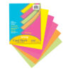 Hyper Card Stock, 5 Assorted Colors, 8-1-2" x 11", 100 Sheets