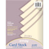 101186IvoryFin Card Stock, Classic Ivory, 8-1-2" x 11", 100 Sheets