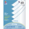 W01188(101188) Card Stock, Classic White, 8-1-2" x 11", 100 Sheets Per Pack, 2 Packs