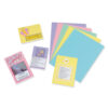 ERSPAC101315-2_2.jpg Pastel Card Stock, 5 Assorted Colors, 8-1-2" x 11", 100 Sheets Per Pack, 2 Packs