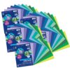 Construction Paper, Heavyweight, Cool Assorted, 9" x 12", 50 Sheets Per Pack, 5 Packs