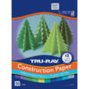 Construction Paper, Heavyweight, Cool Assorted, 9" x 12", 50 Sheets Per Pack, 5 Packs