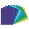 Construction Paper, Heavyweight, Cool Assorted, 9" x 12", 50 Sheets Per Pack, 5 Packs