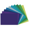 Construction Paper, Heavyweight, Cool Assorted, 12" x 18", 50 Sheets Per Pack, 3 Packs