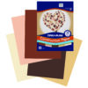 Shades of Me Construction Paper, Heavyweight, 5 Assorted Skin Tone Colors, 9" x 12", 50 Sheets Per Pack, 5 Packs