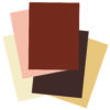 Shades of Me Construction Paper, Heavyweight, 5 Assorted Skin Tone Colors, 9" x 12", 50 Sheets Per Pack, 5 Packs