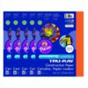 Construction Paper, Heavyweight, Orange, 9" x 12", 50 Sheets Per Pack, 5 Packs