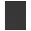 Construction Paper, Heavyweight, Black, 9" x 12", 50 Sheets Per Pack, 5 Packs