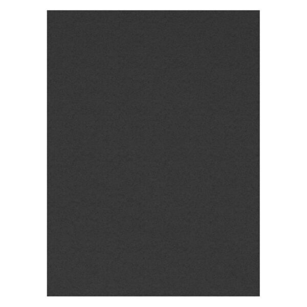 Construction Paper, Heavyweight, Black, 9" x 12", 50 Sheets Per Pack, 5 Packs