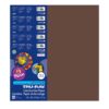 Construction Paper, Heavyweight, Dark Brown, 12" x 18", 50 Sheets Per Pack, 5 Packs