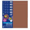 Construction Paper, Heavyweight, Warm Brown, 12" x 18", 50 Sheets Per Pack, 5 Packs