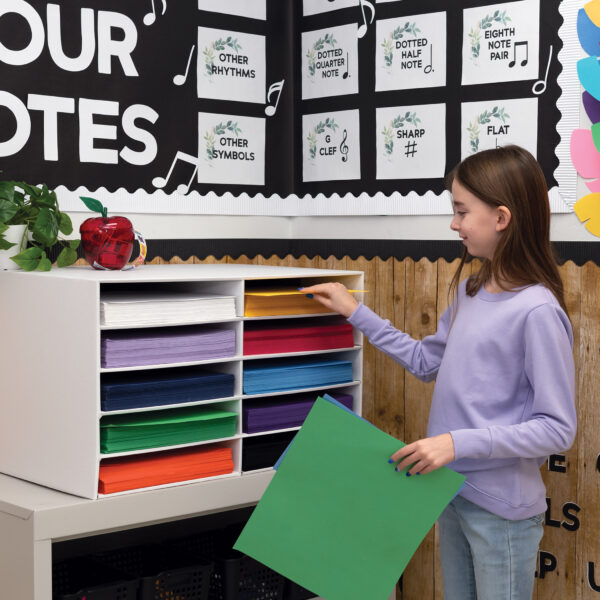 Construction Paper, Heavyweight, Black, 12" x 18", 50 Sheets Per Pack, 5 Packs