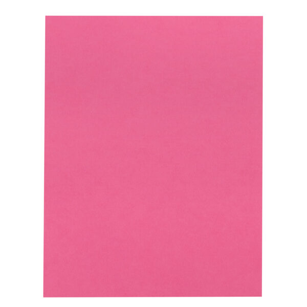 Construction Paper, Heavyweight, Dark Pink, 9" x 12", 50 Sheets Per Pack, 5 Packs
