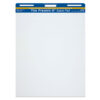 Easel Pad, Self-Adhesive, White, Unruled 27" x 34", 25 Sheets