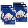 Doodle Pad, White, 9" x 12", 80 Sheets, Pack of 6