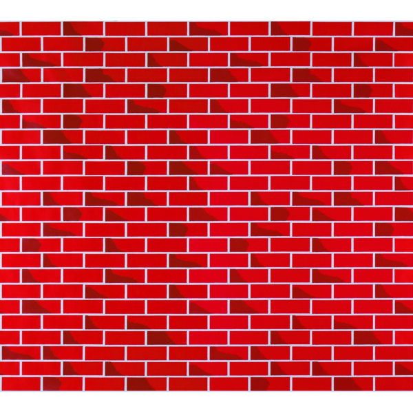 Corrugated Paper, Tu-Tone Brick, 48" x 12-1-2', 1 Roll