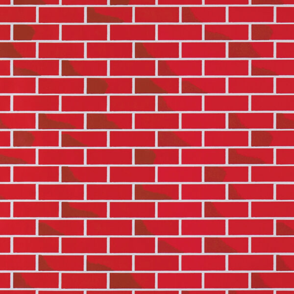 Corrugated Paper, Tu-Tone Brick, 48" x 12-1-2', 1 Roll