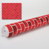 Corrugated Paper, Tu-Tone Brick, 48" x 12-1-2', 1 Roll