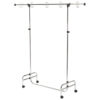 Adjustable Pocket Chart Stand, Metal, Locking Casters, Adjustable to 78", 1 Stand
