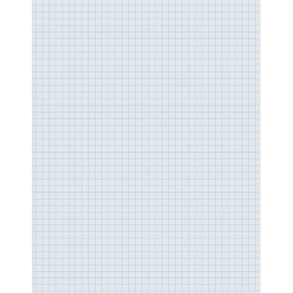 Graphing Paper, White, 1-4" Quadrille Ruled, 8-1-2" x 11", 500 Sheets
