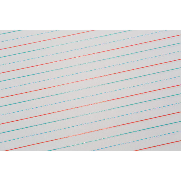 Multi-Sensory Raised Ruled Tablet, Tape Bound, 5-8" x 5-16" x 5-16" Ruled Long, 10-1-2" x 8", 40 Sheets, Pack of 3