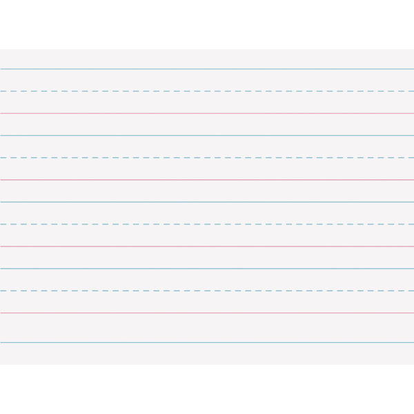 Multi-Program Handwriting Tablet, Zaner-Bloser, 1-1-8" x 9-16" x 9-16" Ruled Long, 10-1-2" x 8", 40 Sheets, Pack of 12