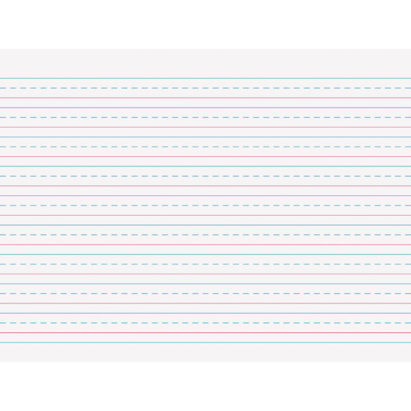 Multi-Program Handwriting Tablet, D'Nealian-Zaner-Bloser, 1-2" x 1-4" x 1-4" Ruled Long, 10-1-2" x 8", 40 Sheets, Pack of 12
