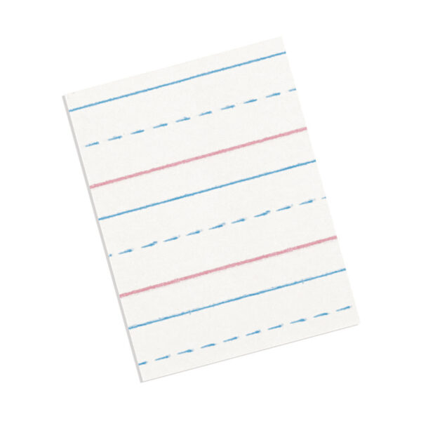 Multi-Program Handwriting Tablet, D'Nealian-Zaner-Bloser, 1-2" x 1-4" x 1-4" Ruled Long, 10-1-2" x 8", 40 Sheets, Pack of 12