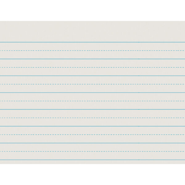 Newsprint Handwriting Paper, Alternate Dotted, Grade 1, 1" x 1-2" Ruled Long, 11" x 8-1-2", 500 Sheets Per Pack, 5 Packs